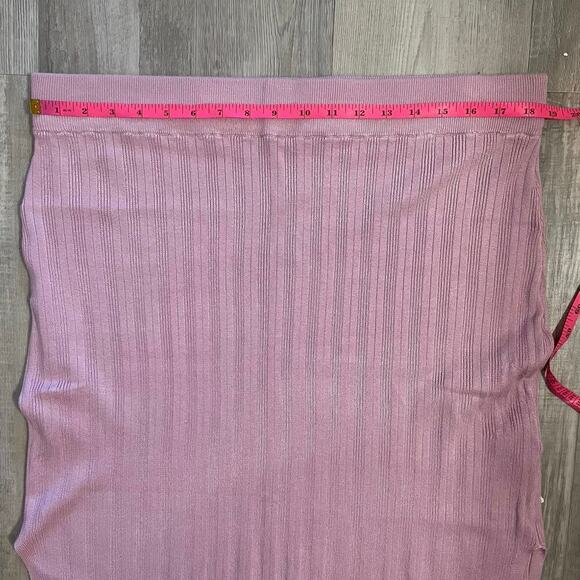 Abercrombie & Fitch ribbed knit skirt size XLP lavender - Picture 8 of 13